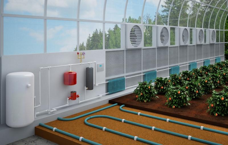 Проектирование отопления в теплице
