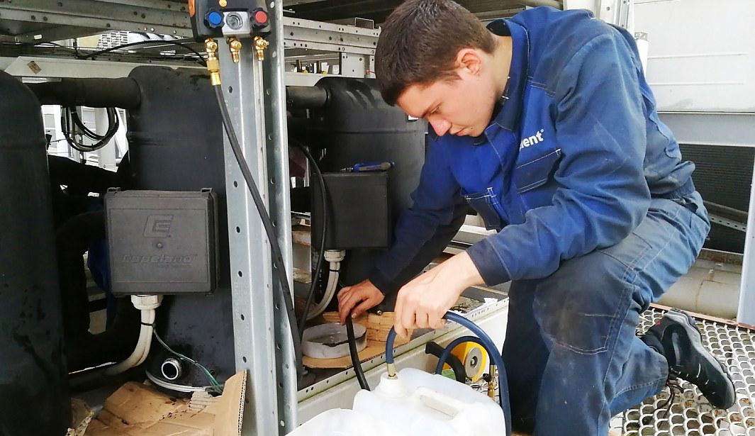 Промывка теплообменника чиллера