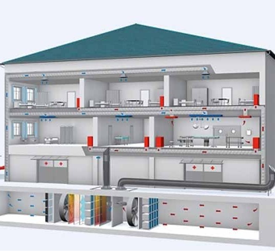 Проектирование вентиляции в больнице