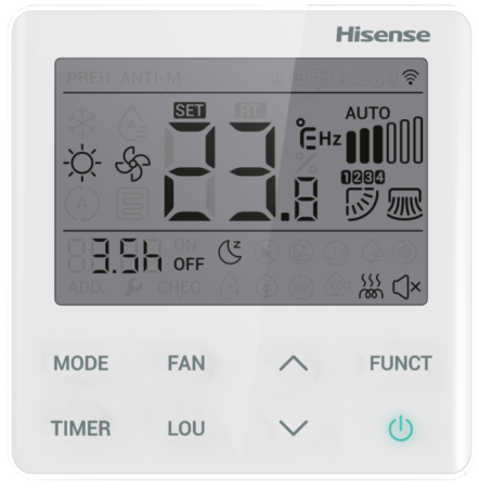 Hisense Heavy EU AUD-24UX4RFM8/AUW-24U4RJ7 Wi-Fi